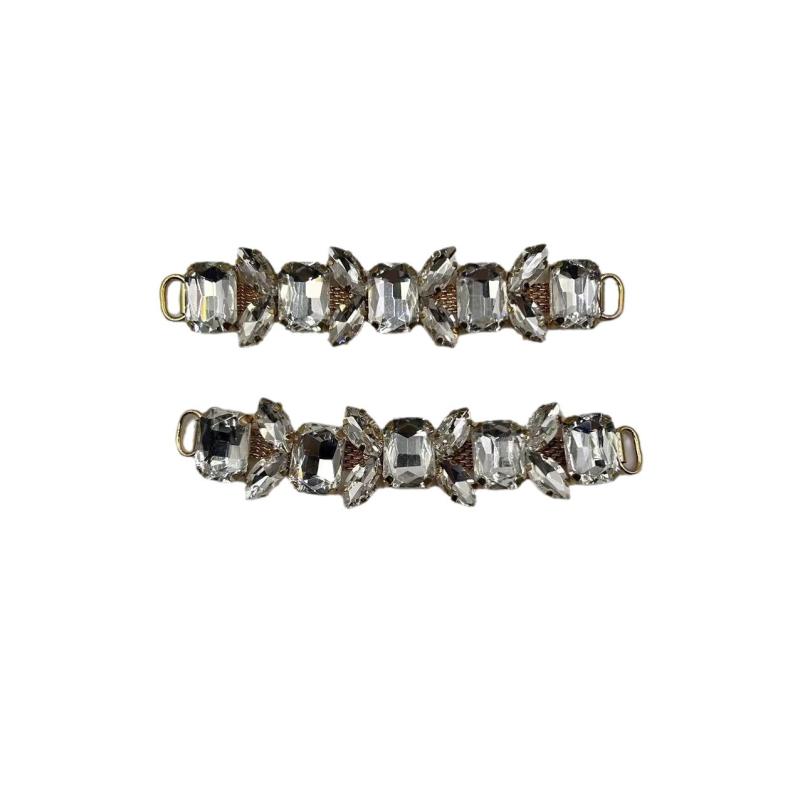 靴飾り メンズ レディース シューズアクセサリー チャーム 取り外し可能 金属 チェーン ラインストーン..