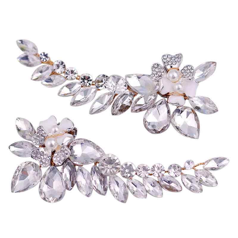 シューズアクセサリー レディース 靴飾り ラインストーン ジルコニア ビジュー クリスタル キラキラ 高..