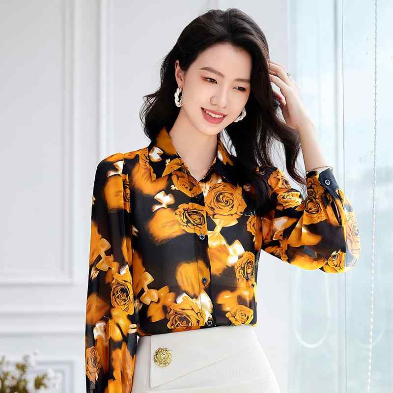 シャツ レディース ブラウス トップス 長袖 事務服 通勤 オフィス 大きいサイズ スリム 細見え フォーマル 襟 シャツカラー 無地 竹繊維 ポリエステル 伸縮性 高級感 高見え 秋冬 レッド イエロー