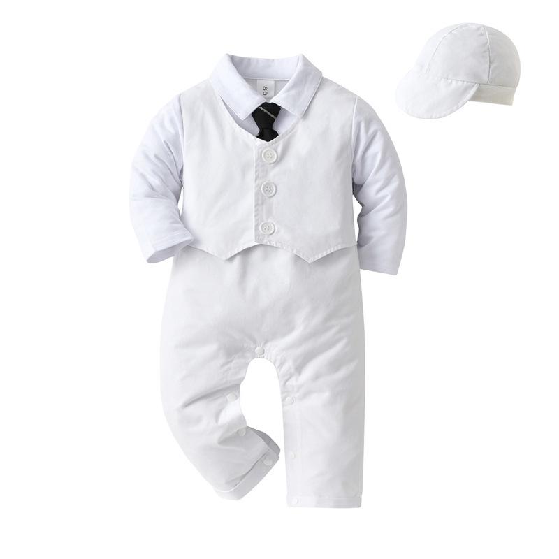 ロンパース 男の子 カバーオール ボディスーツ ベビー服 つなぎ 新生児 綿 コットン 春秋 長袖 フード ..