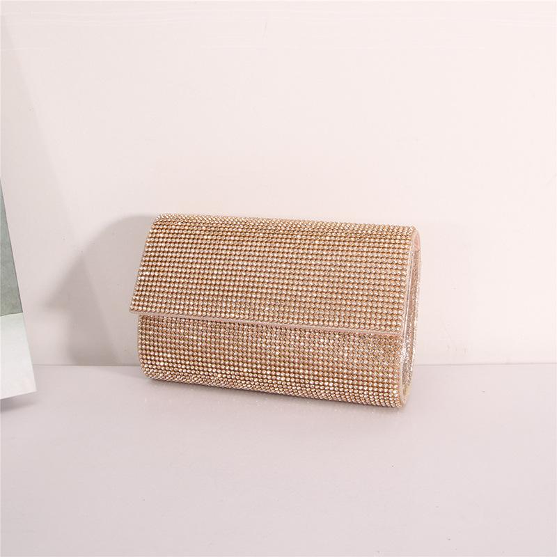 パーティーバッグ レディース クラッチ 手提げ 鞄 結婚式 披露宴 二次会 フォーマル 華やか 上品 高級感 キラキラ ラインストーン ビジュー シンプル ショルダー 斜めがけ マグネット開閉 ミニ ゴールド シルバー ポリエステル