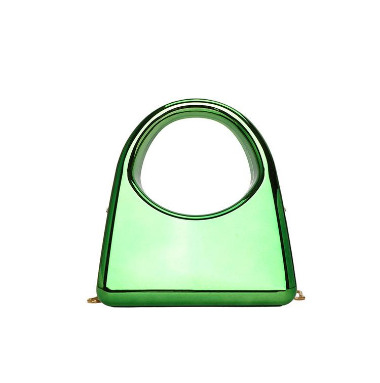 パーティーバッグ レディース 春夏 アクリル クラッチ ショルダー 斜め掛け チェーン パステルカラー マグネット 楕円形 ボックス型 シンプル 結婚式 二次会 お呼ばれ シルバー ゴールド ブルー 軽量 上品 かわいい