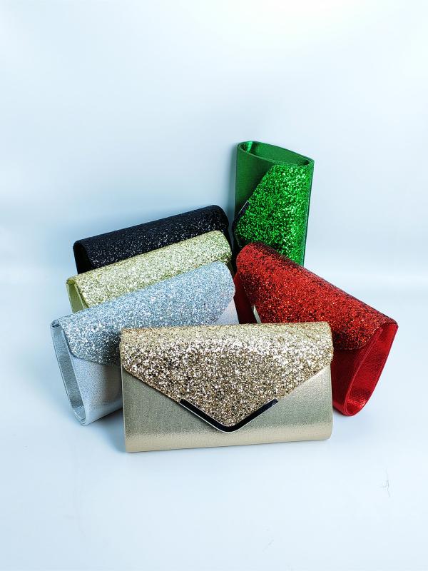 パーティーバッグ レディース 鞄 カバン クラッチバッグ ショルダーバッグ 斜めがけ 結婚式 披露宴 二次会 フォーマル セレモニー 冠婚葬祭 グリッター スパンコール キラキラ 華やか 上品 高級感 大容量 スクエア 合皮 シャンパン ゴールド シルバ