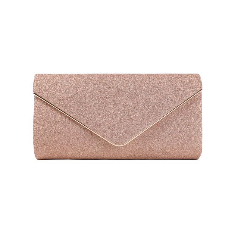 パーティーバッグ レディース クラッチ 鞄 手提げ 結婚式 二次会 披露宴 キラキラ スパンコール ラメ スクエア ミニサイズ 横型 マグネット開閉 PVC 華やか シャンパン シルバー ゴールド 春夏 エレガント