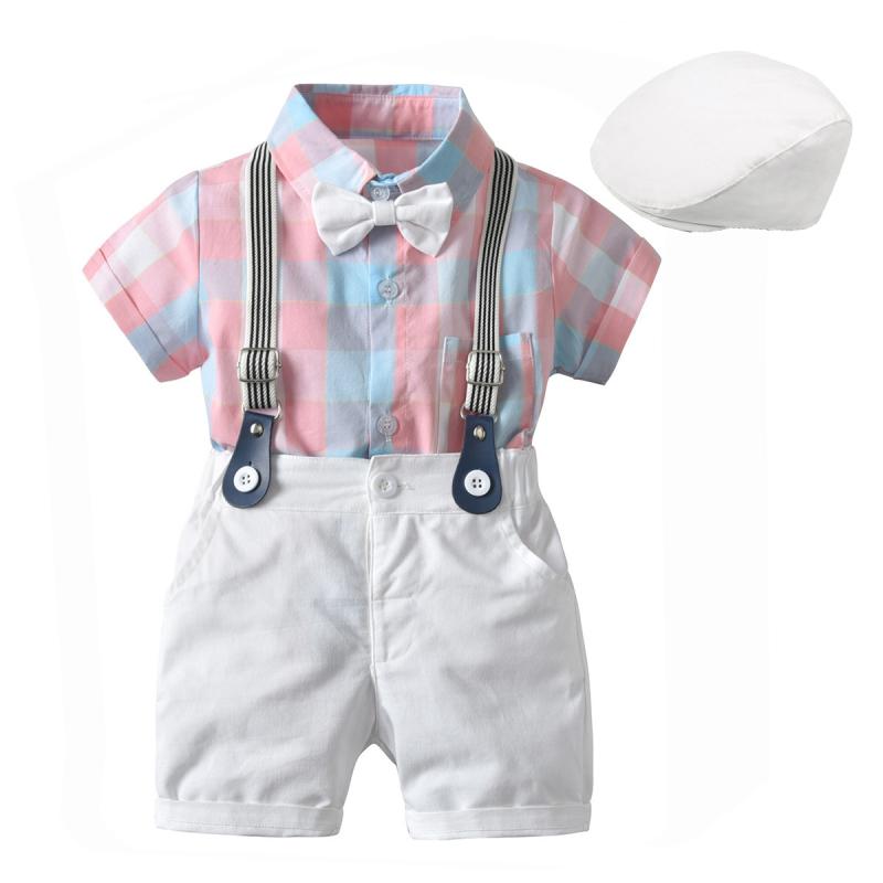 ロンパース 男の子 女の子 ベビー カバーオール セットアップ フォーマル 紳士風 礼服 タキシード風 チ..