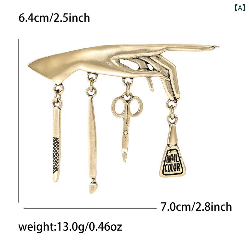 ブローチ メンズ レディース ネイル