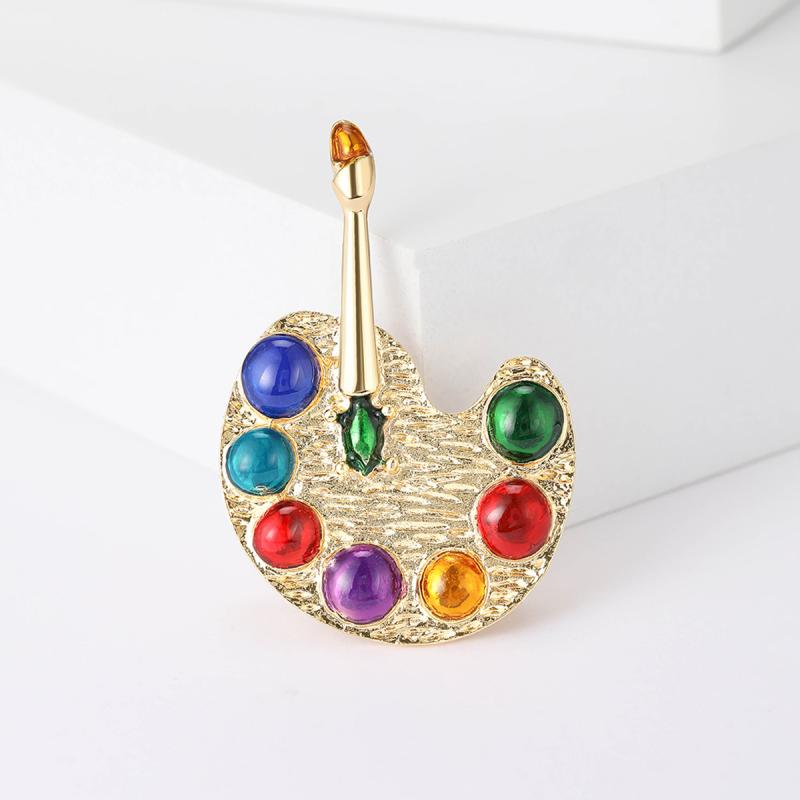 ブローチ レディース アクセサリー ラペルピン コサージュ バッジ スーツ コート ジャケット エナメル ..