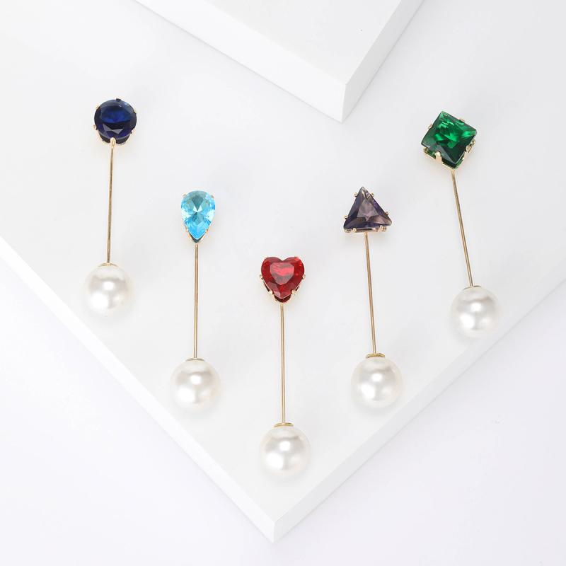 ブローチ レディース ピン パール パール ジルコニア ラインストーン アクセサリー シンプル 上品 高級..