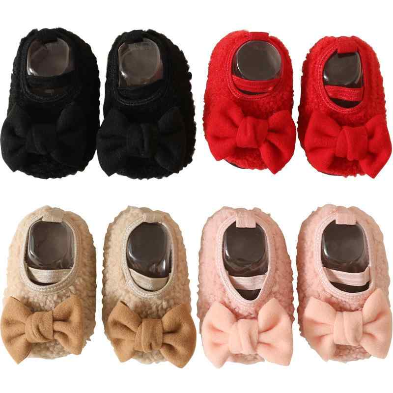 ベビーソックス 女の子 赤ちゃん ルーム 室内履き お出かけ 普段使い 滑り止め付 裏起毛 厚手 秋冬 防..