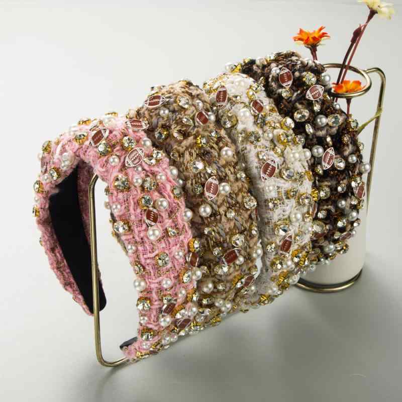 カチューシャ レディース ヘアバンド アクセサリー 髪飾り 秋冬 パール ラインストーン ビジュー ぷっ..