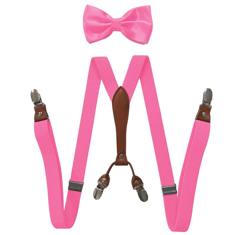 Suspenders - サスペンダー メンズ レディース ズボン吊り 吊りバンド 2.5cm幅 ゴム PUレザー 合成革 Y型 クロス型 調整可能 伸縮性 強力 クリップ 無地 高級感 ビジネス カジュアル フォーマル ブラック ネイビー グレー
