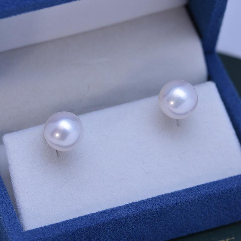 Amethyst - ピアス レディース 淡水パール 11-12mm 大粒 パール シルバー925 ホワイト ゴールド ラウンド 一粒 シンプル 金属 冠婚葬祭 通勤 普段使い ジュエリー アクセサリー 耳飾り 高級感 華やか お呼ばれ 結婚式 卒