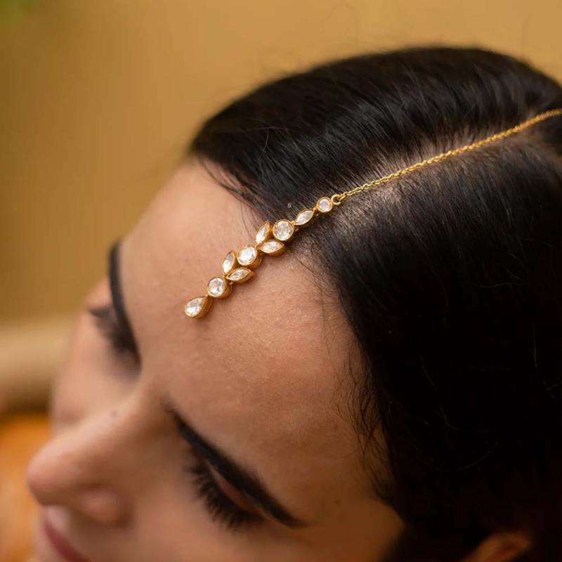 ヘアアクセサリー レディース 髪飾り ヘッドドレス クリップ ジルコニア 電気メッキ加工 欧米風 水滴形..