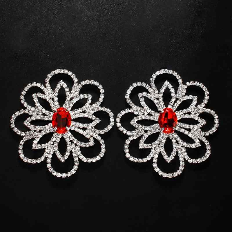 ニップルシール レディース バストパッチ 梅の花 フラワー ラインストーン ビジュー セクシー 高級感 ..