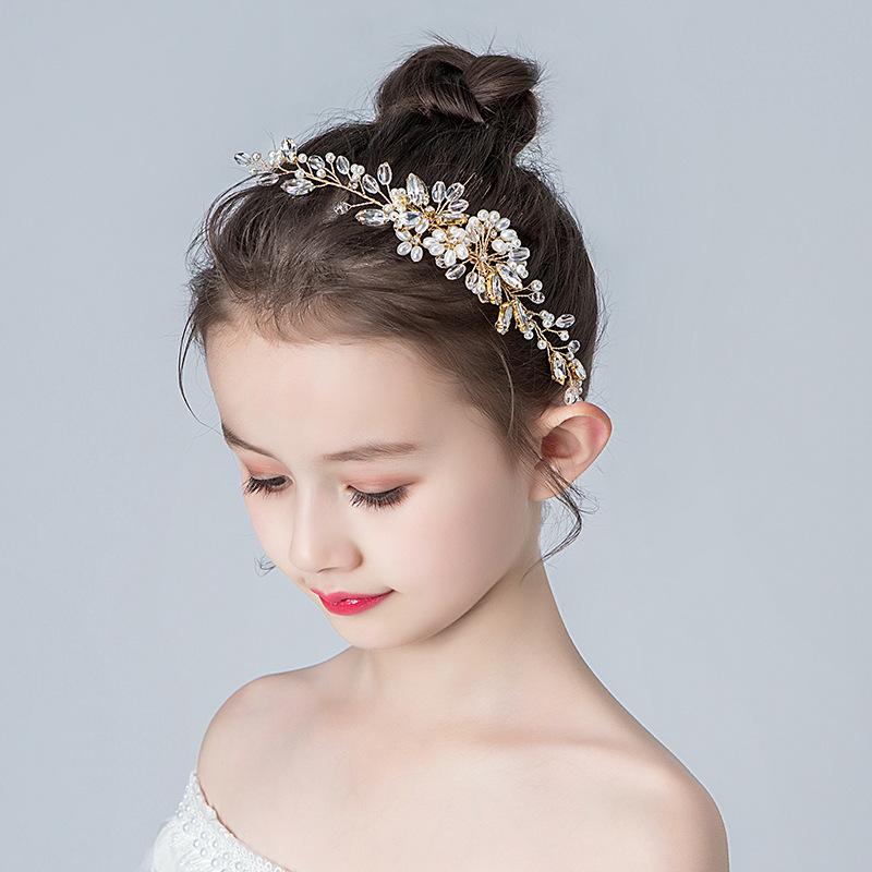 ・スタイル: 韓国・素材: 合金・カテゴリ: カチューシャ、ヘアバンド、ヘッドドレス・タイプ: レディース・: フラワー・主な用途: 結婚式、旅行記念・カラー: ゴールド・装飾: パール、ラインストーン