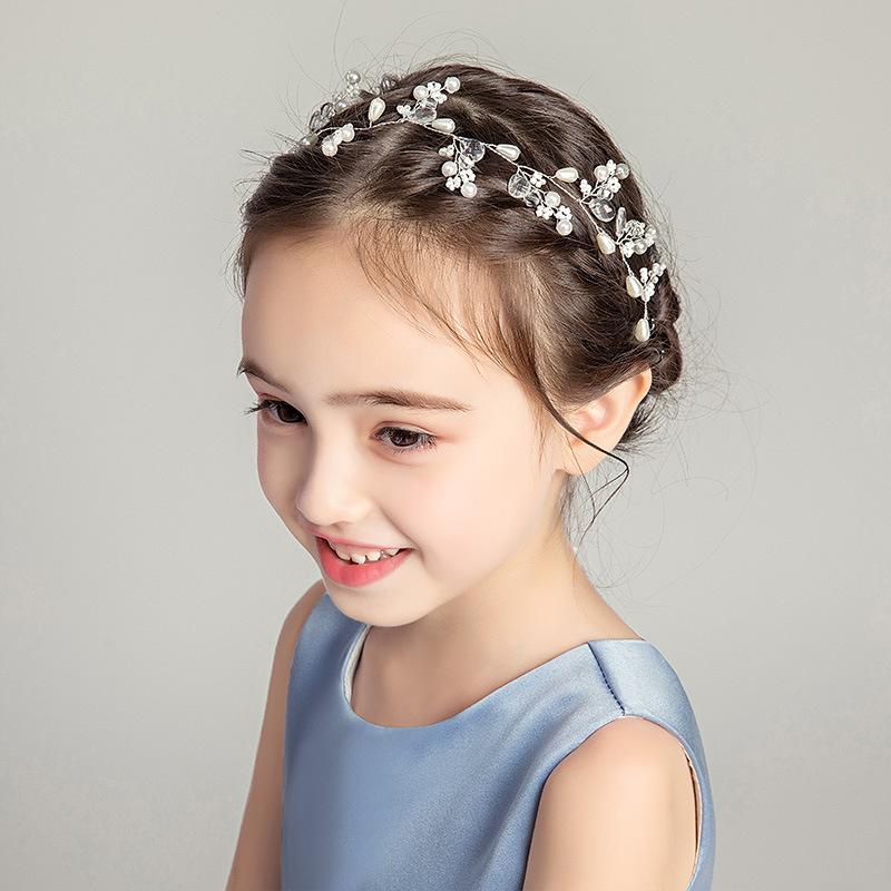 カチューシャ キッズ 子供 男の子 女の子 ヘアアクセサリー ヘアバンド ヘッドドレス 髪飾り パール ビ..