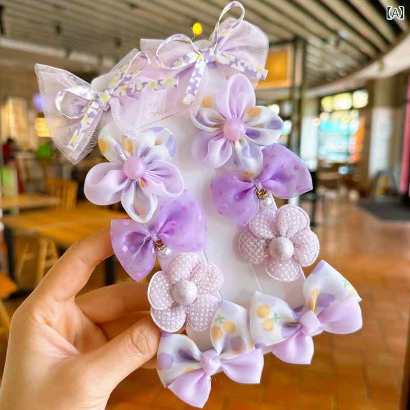 ヘアクリップ キッズ 女の子 リボン 髪留め 飾り かわいい プリンセス チュール メ...