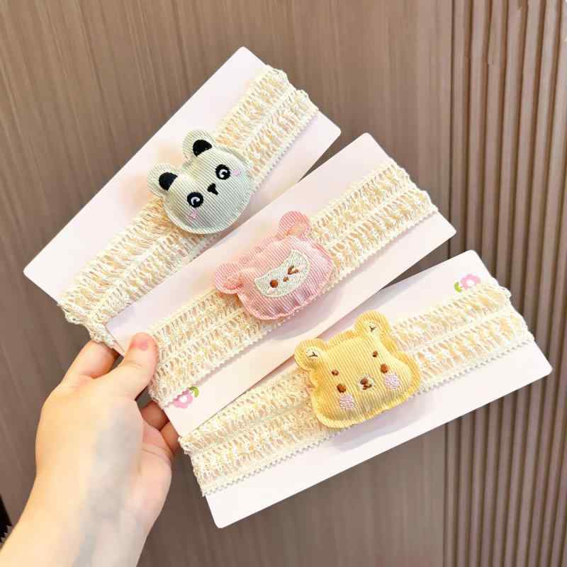 ヘアバンド ベビー 男の子 女の子 ターバン カチューシャ 頭 保護 伸縮素材 柔らかい コットン アニマ..