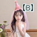 カチューシャ 女の子 キッズ 子供 リボン ベール 誕生日 プリンセス お姫様 ドレス...