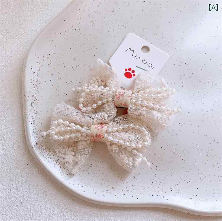 ヘアゴム 女の子 キッズ 子供 リボン ハート フラワー お花 モチーフ 刺繍 レース チュール 布製 かわ..