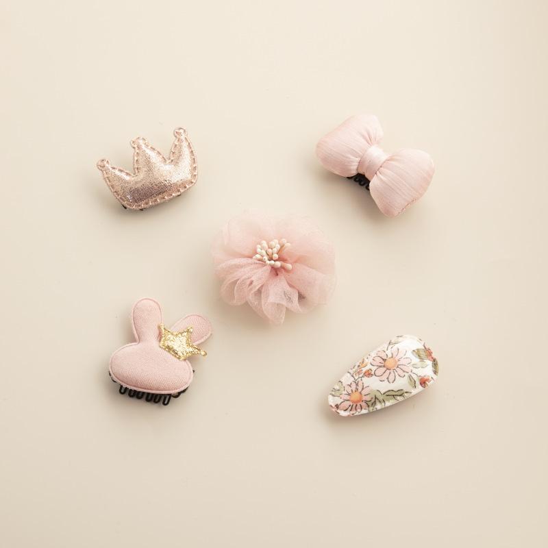 ・カテゴリ: ヘアアクセサリーセット・加工: ニット・対象: 子供、乳幼児（0〜3歳）・スタイル: 韓国スタイル・素材: 金属・装飾: スパンコール・カラー展開: 小花、ピンクのウサギ、ピンクのゾウ、ワインレッド、オレンジ、ブルー、ブラウン...