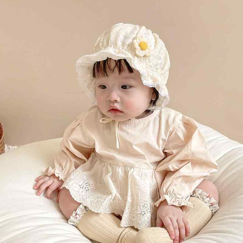 帽子 ベビー 女の子 赤ちゃん 新生児 乳児 ボンネット ハット プリンセス レース フリル 薄手 軽量 通..