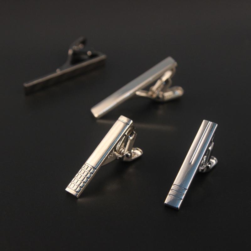 ネクタイピン メンズ レディース シルバー シンプル 合金 ショート 短め ミニ 小型 ビジネス 冠婚葬祭 ..