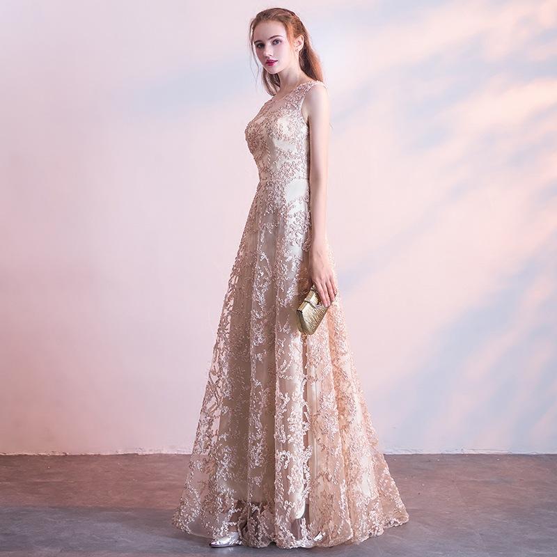 Dresses - ロングドレス レディース ワンピース パーティー 演奏会 結婚式 春夏 マキシ丈 Aライン ハイウエスト 着痩せ 体型カバー ノースリーブ 五分袖 ポリエステル コットン 高級感 シャンパン シルバーグレー ワインレッド