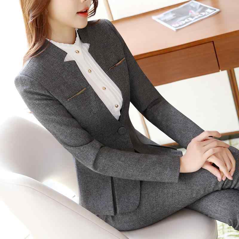 Coat - セットアップ レディース スーツ テーラードジャケット パンツ スカート 事務服 通勤 受付 フォーマル ビジネス 礼服 冠婚葬祭 上品 高級感 洗える ストレッチ 伸縮性 シワになりにくい ブラック ライトグレー チャコールグレー