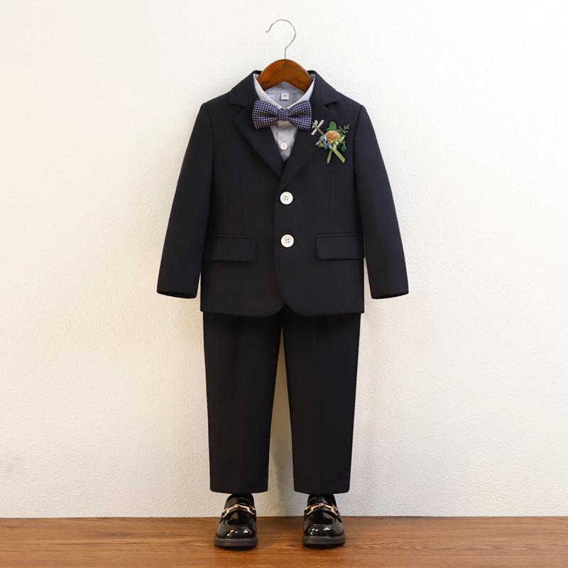 スーツ 男の子 キッズ セットアップ 英国風 フォーマル ジャケット ベスト パンツ ...