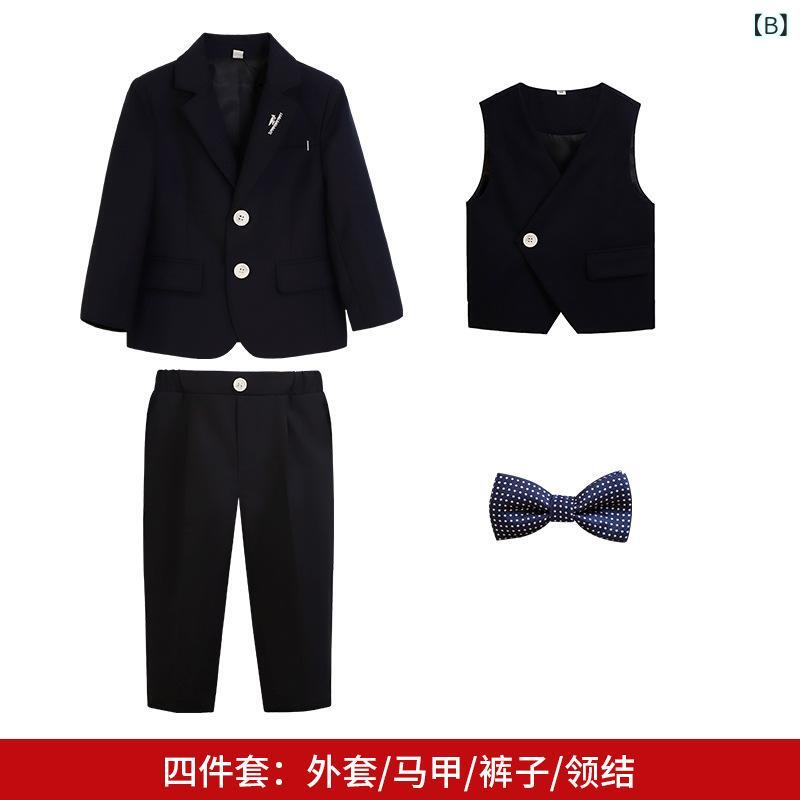 スーツ 男の子 キッズ セットアップ 英国風 フォーマル ジャケット ベスト パンツ ...