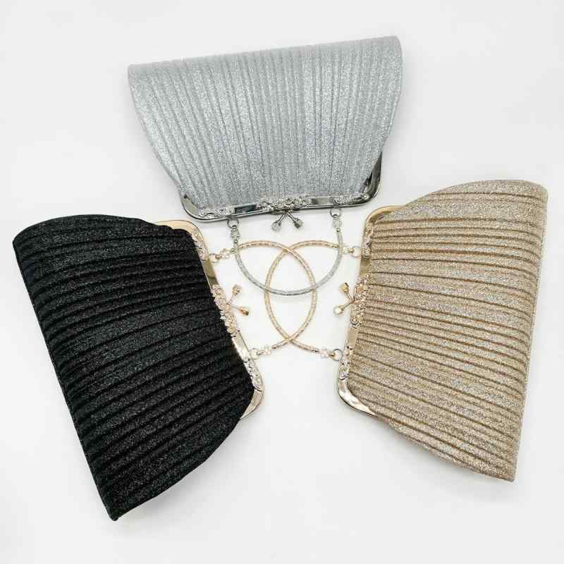 ショルダーバッグ レディース クラッチ 鞄 カバン 手提げ 斜めがけ 肩掛け がま口 チャイナドレス 結婚式 二次会 パーティー 春夏 黒 銀 金 高級感 ポリエステル 丈夫 軽量 スマホ収納 小物入れ スクエア型 多機能 オシャレ