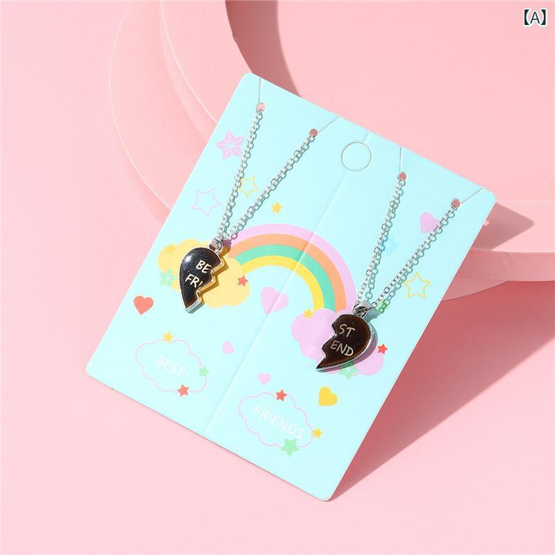 ・カテゴリ: ネックレス・素材: 合金・加工: メッキ・チェーンの種類: アズキチェーン・: ハート・スタイル: スウィート、キャラクター・モチーフ・対象: ユニセックス