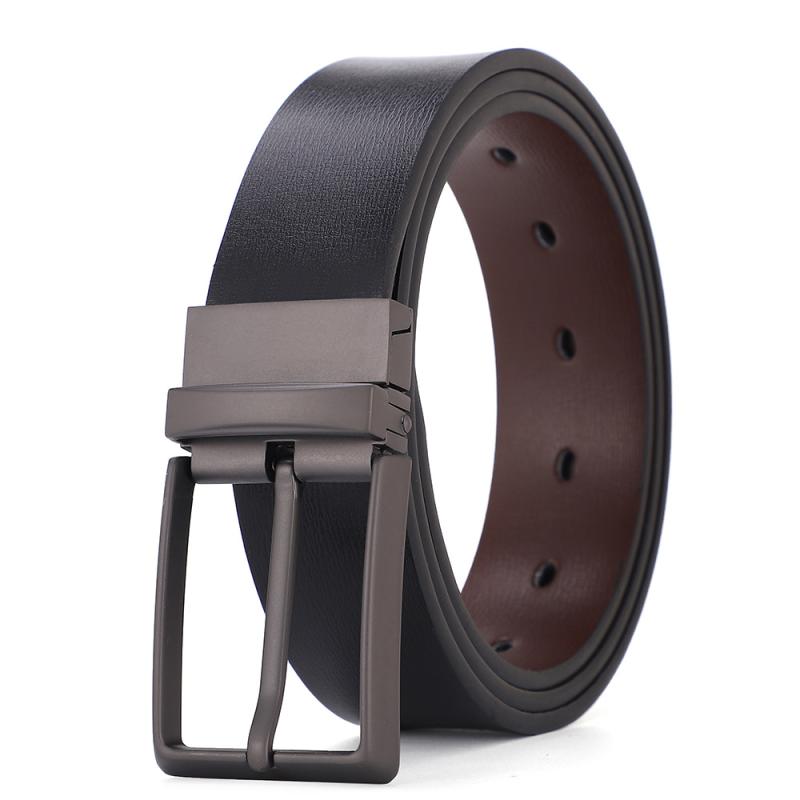 ・素材: 牛革（床革）・バックル素材: 合金・留め具形状: ピンバックル・: アシンメトリー・スタイル: ビジネス, カジュアル, きれいめ, シンプル・加工: メッキ加工, 型押し・対象: メンズ・長さ: 110cm, 115cm, 12...