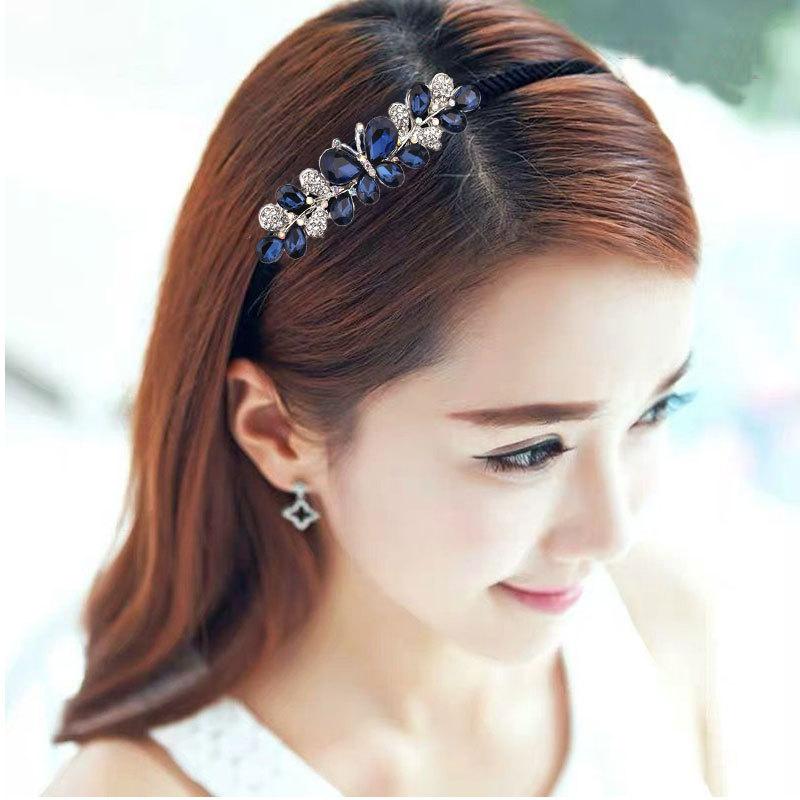 ・カテゴリ: ヘアアクセサリー・スタイル: 韓国・テイスト: フェミニン・素材: 合金・加工: メッキ・: リボン、ハート・カラー展開: クリスタル、バタフライ、ピーコック、ダブルペタル、プラム、フラワー