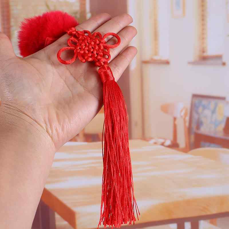 ヘアアクセサリー レディース 女の子 ヘアクリップ 髪飾り 髪留め サイドクリップ 中華風 和風 レトロ アンティーク ヴィンテージ風 中国結び ポンポン ファーボール 編み込み 春夏 伝統的 レッド ピンク 七五三 浴衣 着物 かわいい 華や