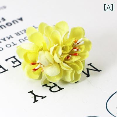 ヘアクリップ キッズ 女の子 子供用 ヘアアクセサリー 髪留め 髪飾り ヘッドドレス チャイナ風 和風 レトロ アンティーク調 宮廷風 お正月 七五三 雛祭り 花 モチーフ フラワー ハンドメイド かわいい おしゃれ 黄 赤 青 造花 トップクリ