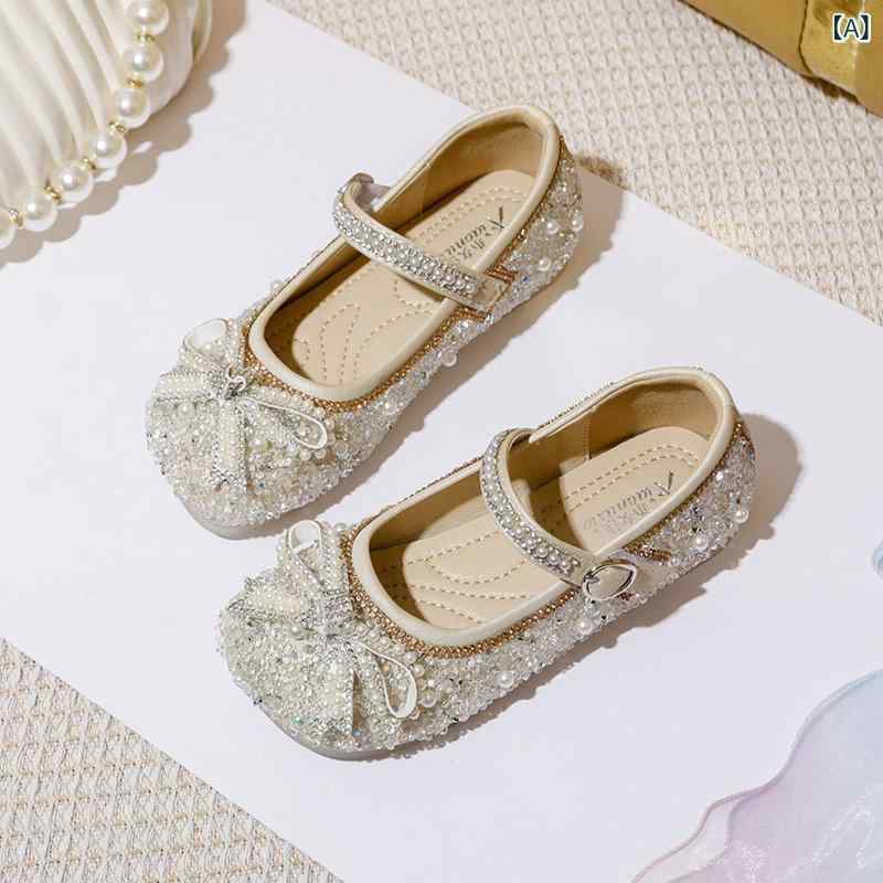 パンプス 女の子 キッズ フォーマルシューズ 春秋 発表会 結婚式 プリンセス キラ...
