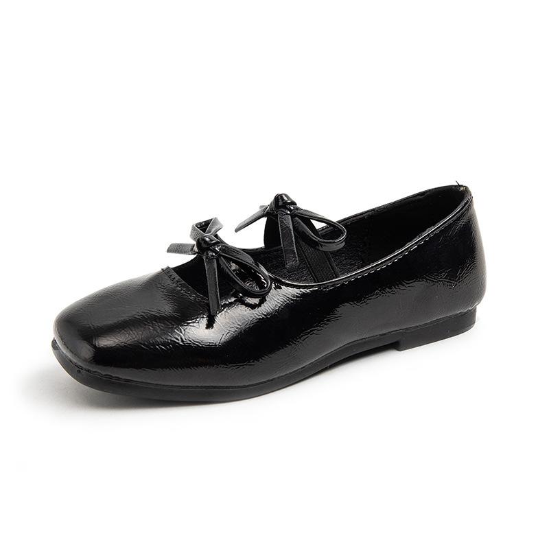 Formal Shoes - バレエシューズ 女の子 メリージェーン パンプス プリンセス 子供靴 フォーマル 発表会 結婚式 七五三 履きやすい 14.5-22.5cm 春夏 ゴールド シルバー ブラック 合成革 ぺたんこ