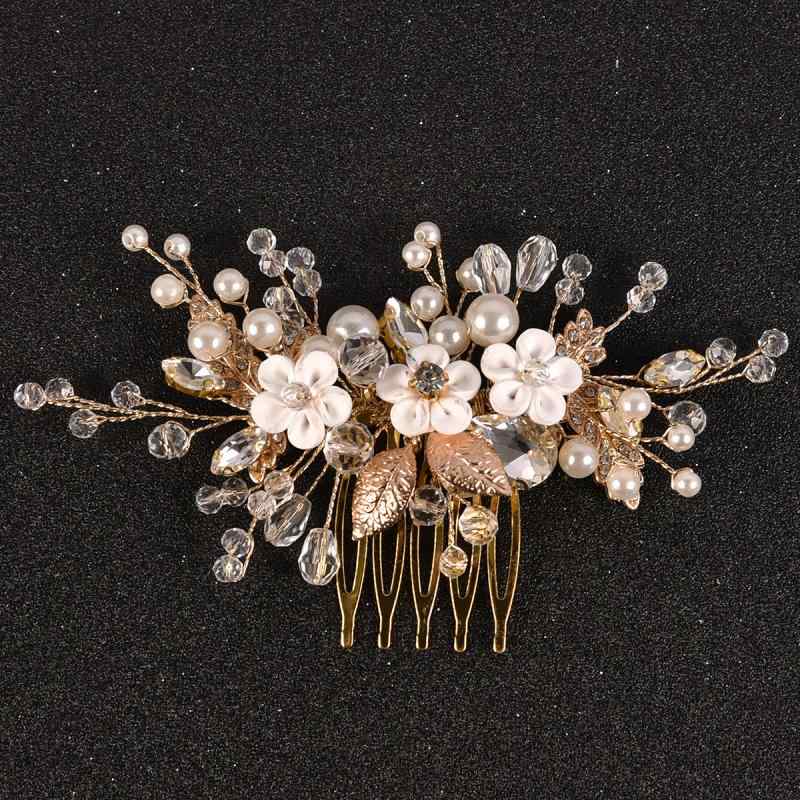 コーム レディース 髪飾り ヘアアクセサリー ヘッドドレス かんざし ブライダル ウェディング 結婚式 ..