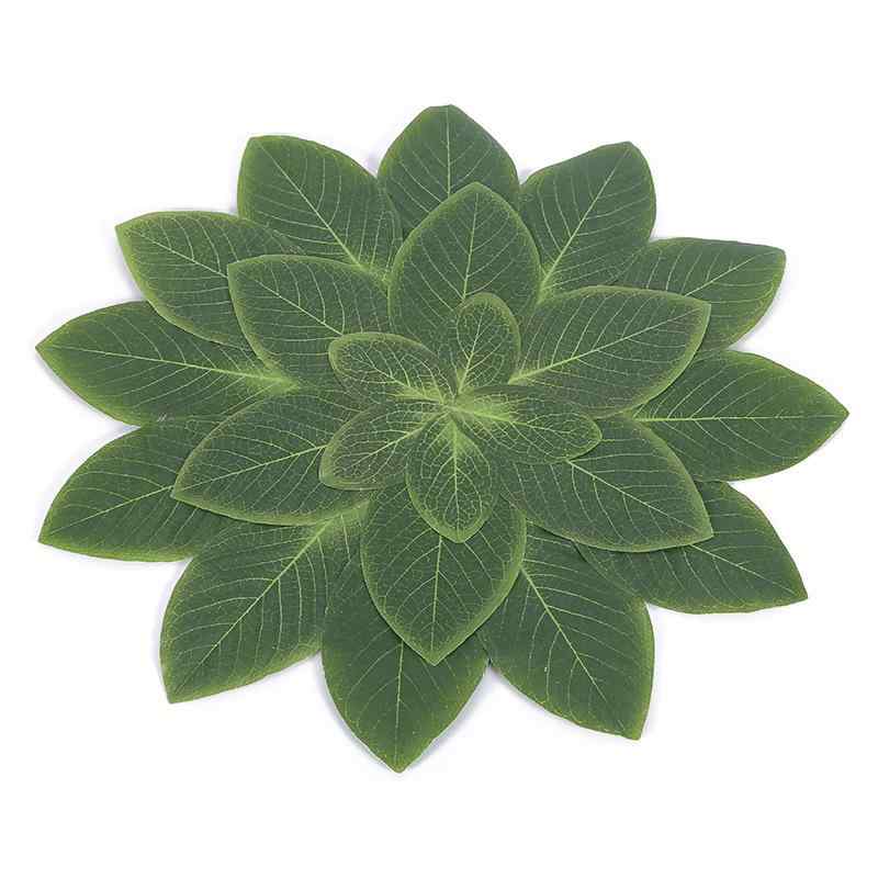 ランチョンマット メンズ レディース プレイスマット ティーマット 葉っぱ型 敷物 撥水 耐熱 断熱 防水 防油 汚れ防止 滑り止め インテリア 雑貨 樹脂素材 ボタニカル モンステラ 和モダン 北欧風 おしゃれ かわいい 食卓 キッチン 家庭用 グリー
