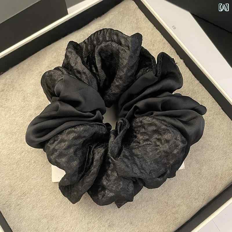シュシュ レディース 大人 ヘアゴム アクセサリー サテン 光沢 高級感 上品 エレガ...