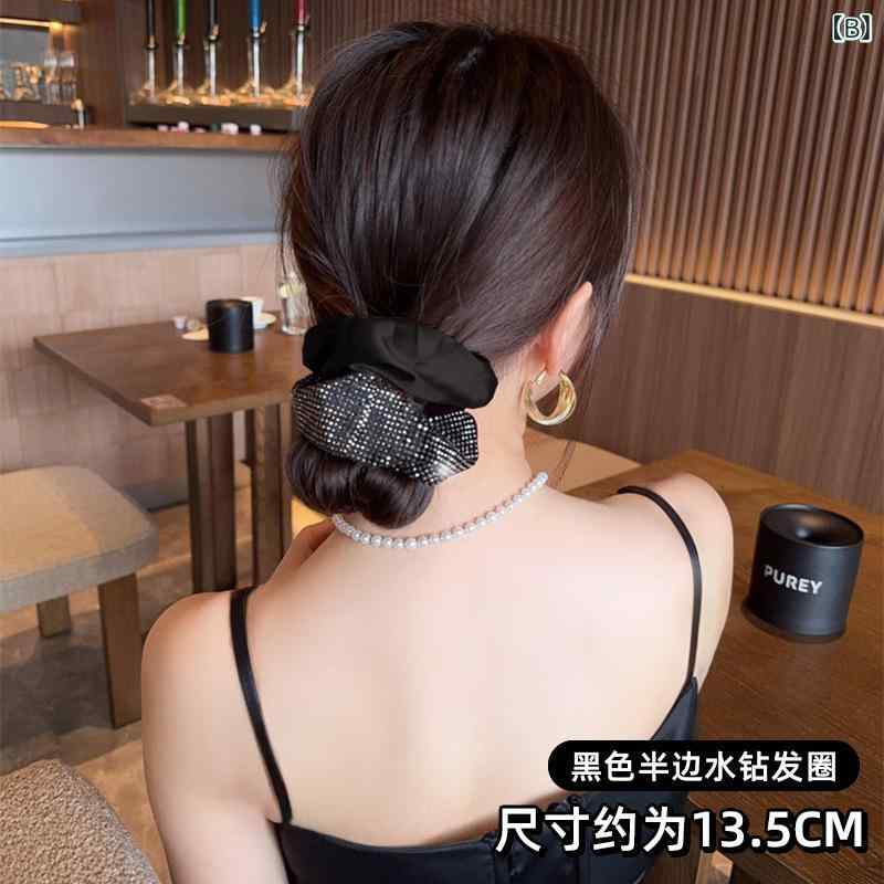 シュシュ レディース 大人 ヘアゴム アクセサリー サテン 光沢 高級感 上品 エレガ...