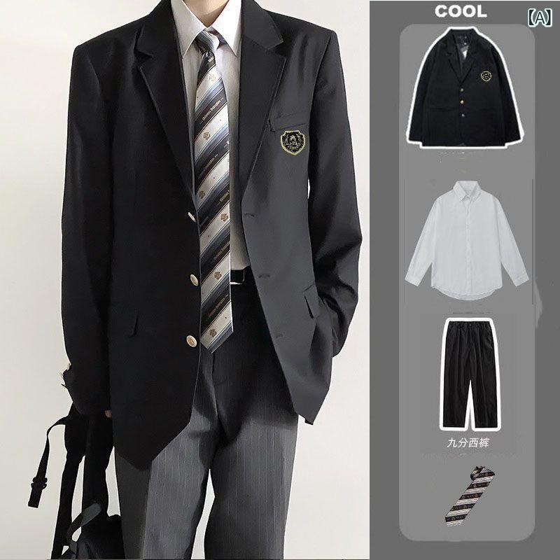 ブレザー メンズ セットアップ テーラードジャケット スーツ 紳士 男子 登校 冠婚葬祭 セレモニー 高校..