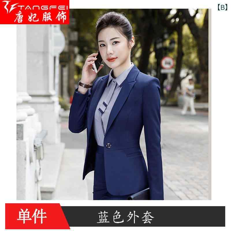 セットアップ レディース スーツ ジャケット スカート パンツ 事務服 オフィス 通勤 面接 冠婚葬祭 フォーマル エレガント 上品 高級感 長袖 秋冬 ストレッチ 洗える 大きいサイズ ブラック ブルー ホワイト 2