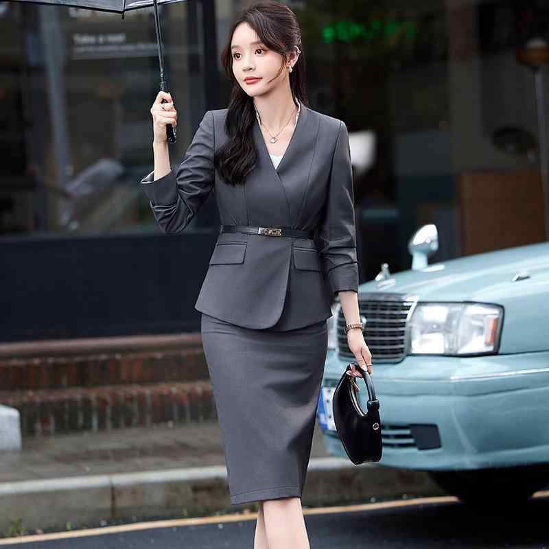 セットアップ レディース テーラードジャケット ユニフォーム 制服 パンツ スカー...