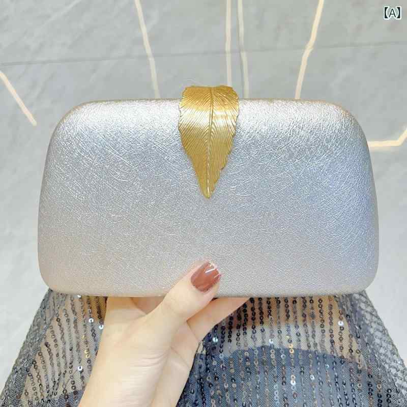 ハンドバッグ レディース クラッチ パーティー ショルダー 斜め掛け 鞄 手提げ 結婚式 二次会 披露宴 高級感 スクエア型 欧米風 合成革 チェーン 金具 レトロ チャイナドレス用 シルバー ゴールド ブラック 2