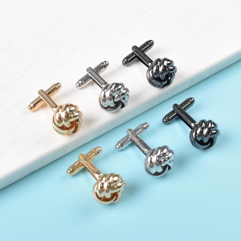 カフスボタン メンズ カフリンクス 紳士用 シャツ スーツ ビジネス 結婚式 フォーマル ねじり ツイスト 透かし彫り 中空 電気メッキ加工 合金 高級感 おしゃれ シンプル アクセサリー シルバー ゴールド ブラック