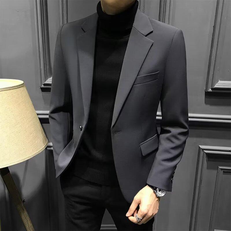 ・カテゴリ: テーラードジャケット・主な素材: コーデュロイ、リネン・用途: カジュアル・シルエット: ルーズフィット・生地の厚さ: 標準・カラー展開: ブラック、ダークグレー・サイズ展開: M、L、XL、2XL、3XL