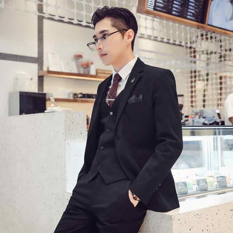 スーツ メンズ セットアップ 男性用 ビジネス 紳士服 テーラード ジャケット スリム タイト 高級感 春秋 カジュアル コットン アセテート繊維 ブラック ダークグレー ライトグレー ボタン フォーマル